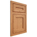 Shiloh Cabinetry Flush Inset Essex Red Oak Plain Cut Medium Door