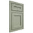 Shiloh Cabinetry Flush Inset Essex Red Oak Plain Cut Moss Door