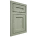 Shiloh Cabinetry Flush Inset Essex Red Oak Plain Cut Moss Door