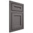 Shiloh Cabinetry Flush Inset Essex Walnut Plain Cut Cadet Door