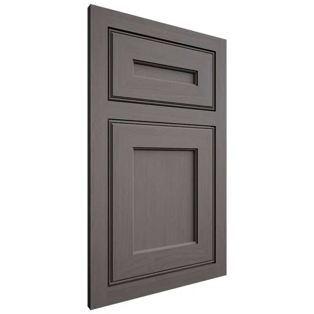 Shiloh Cabinetry Flush Inset Essex Walnut Plain Cut Cadet Door