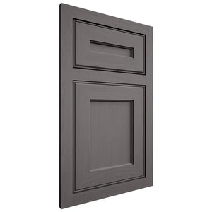 Shiloh Cabinetry Flush Inset Essex Walnut Plain Cut Cadet Door