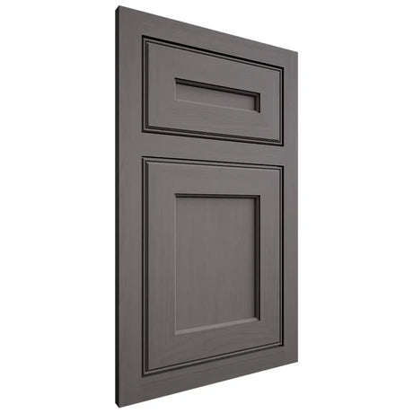 Shiloh Cabinetry Flush Inset Essex Walnut Plain Cut Cadet Door