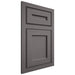 Shiloh Cabinetry Flush Inset Essex Walnut Plain Cut Cadet Door