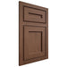 Shiloh Cabinetry Flush Inset Essex Walnut Plain Cut Natural Door
