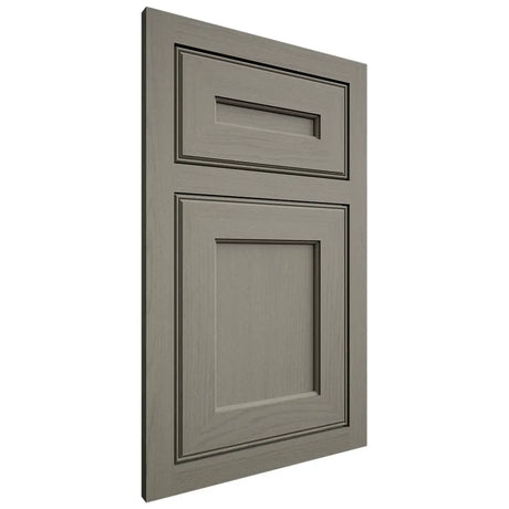 Shiloh Cabinetry Flush Inset Essex Walnut Plain Cut Thyme Door