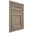 Shiloh Cabinetry Flush Inset Essex White Oak Plain Cut Almond Door