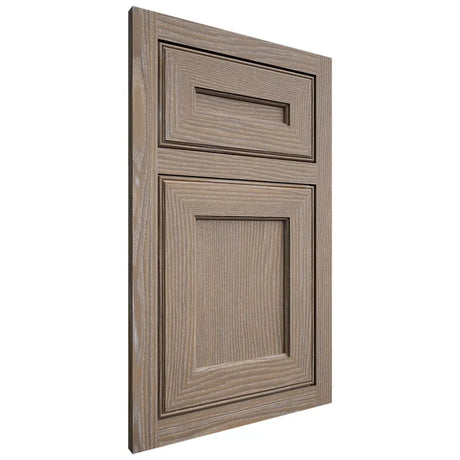 Shiloh Cabinetry Flush Inset Essex White Oak Plain Cut Almond Door