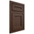 Shiloh Cabinetry Flush Inset Essex White Oak Plain Cut Braun Door