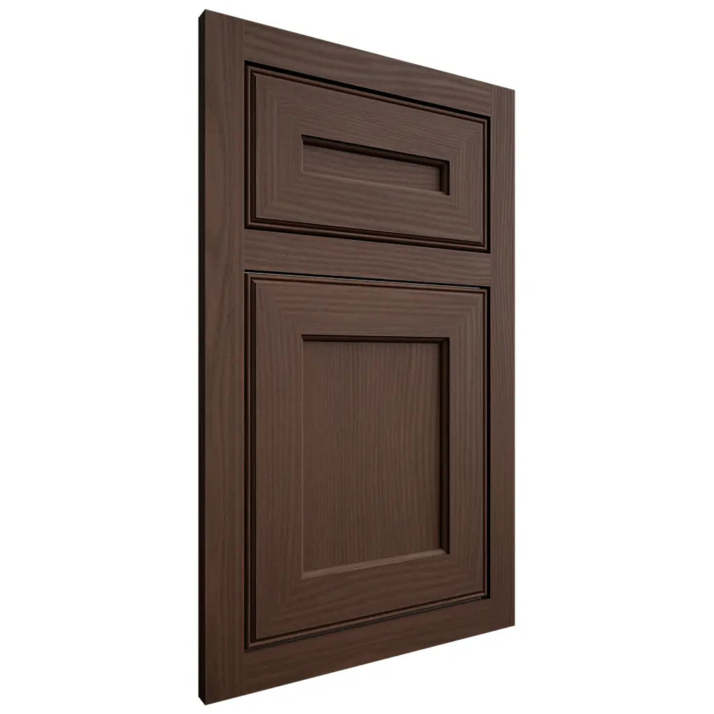 Shiloh Cabinetry Flush Inset Essex White Oak Plain Cut Braun Door