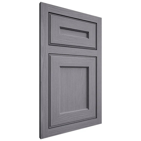 Shiloh Cabinetry Flush Inset Essex White Oak Plain Cut Cadet Door