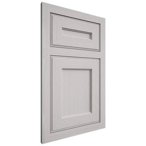 Shiloh Cabinetry Flush Inset Essex White Oak Plain Cut Cotton Door