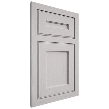Shiloh Cabinetry Flush Inset Essex White Oak Plain Cut Cotton Door