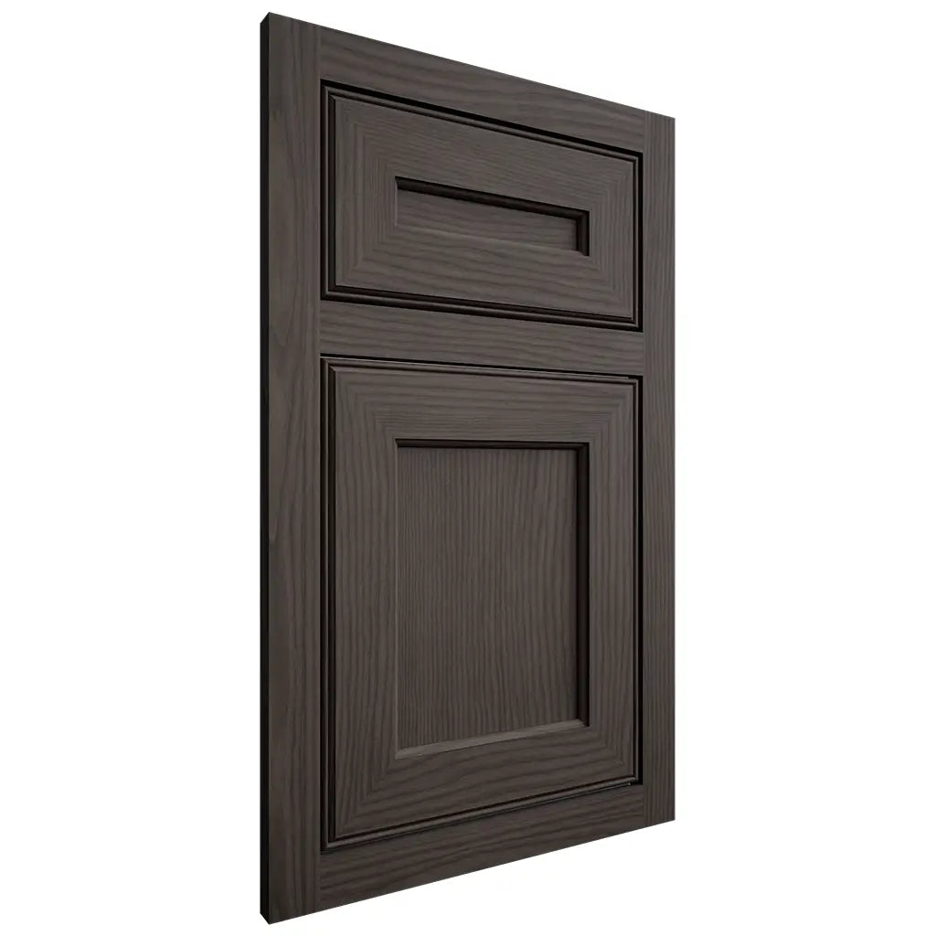 Shiloh Cabinetry Flush Inset Essex White Oak Plain Cut Creekside Door