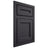 Shiloh Cabinetry Flush Inset Essex White Oak Plain Cut Harbor Door