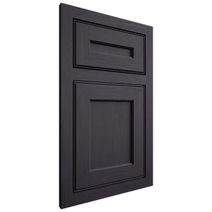 Shiloh Cabinetry Flush Inset Essex White Oak Plain Cut Harbor Door