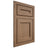 Shiloh Cabinetry Flush Inset Essex White Oak Plain Cut Medium Door
