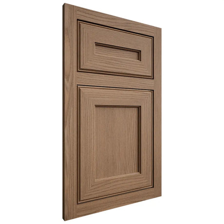 Shiloh Cabinetry Flush Inset Essex White Oak Plain Cut Medium Door