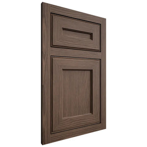 Shiloh Cabinetry Flush Inset Essex White Oak Plain Cut Mineral Door