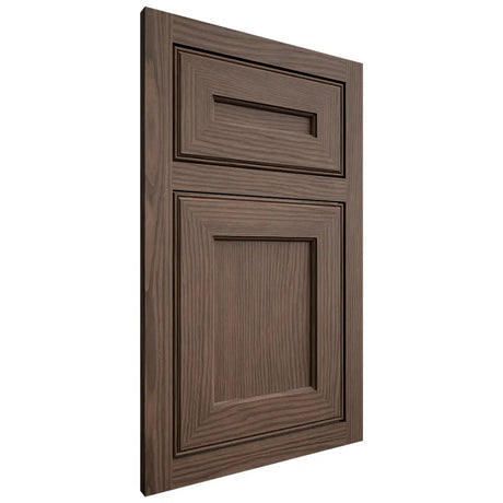 Shiloh Cabinetry Flush Inset Essex White Oak Plain Cut Mineral Door