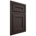 Shiloh Cabinetry Flush Inset Essex White Oak Plain Cut Morel Door