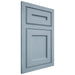 Shiloh Cabinetry Flush Inset Essex White Oak Plain Cut Sky Door