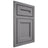 Shiloh Cabinetry Flush Inset Essex White Oak Plain Cut Sterling Door