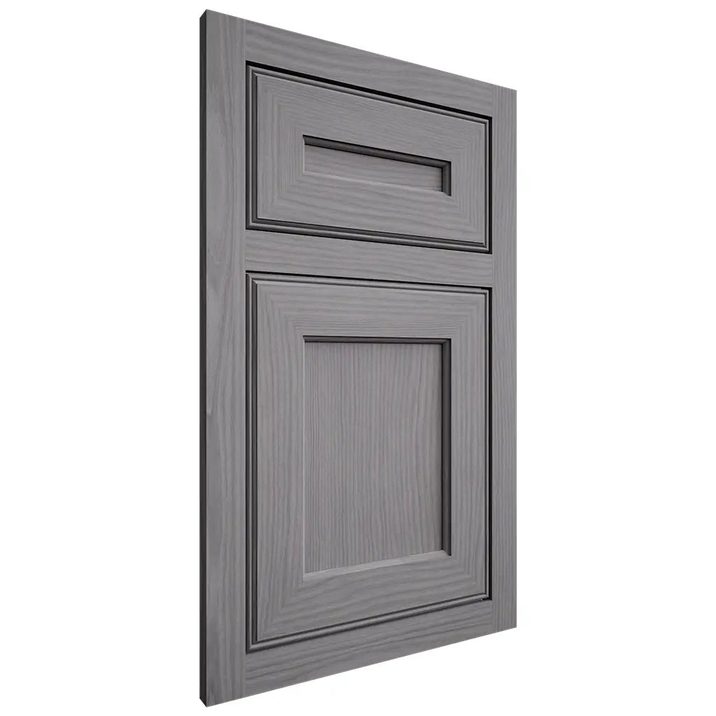 Shiloh Cabinetry Flush Inset Essex White Oak Plain Cut Sterling Door