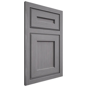 Shiloh Cabinetry Flush Inset Essex White Oak Plain Cut Sterling Door