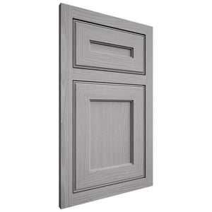 Shiloh Cabinetry Flush Inset Essex White Oak Plain Cut Stratus Door