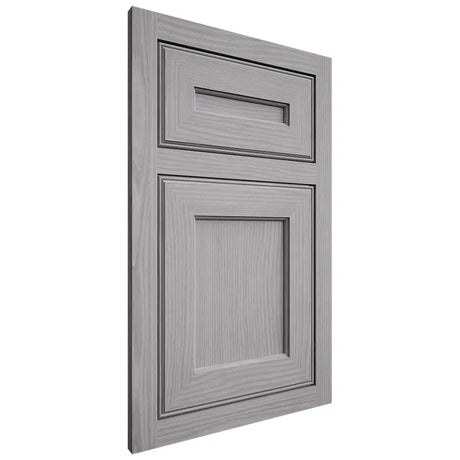 Shiloh Cabinetry Flush Inset Essex White Oak Plain Cut Stratus Door