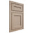 Shiloh Cabinetry Flush Inset Essex White Oak Plain Cut Straw Door