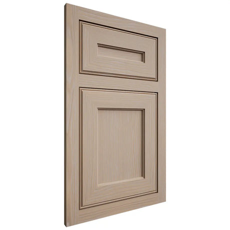 Shiloh Cabinetry Flush Inset Essex White Oak Plain Cut Straw Door
