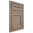 Shiloh Cabinetry Flush Inset Essex White Oak Quarter Sawn Almond Door