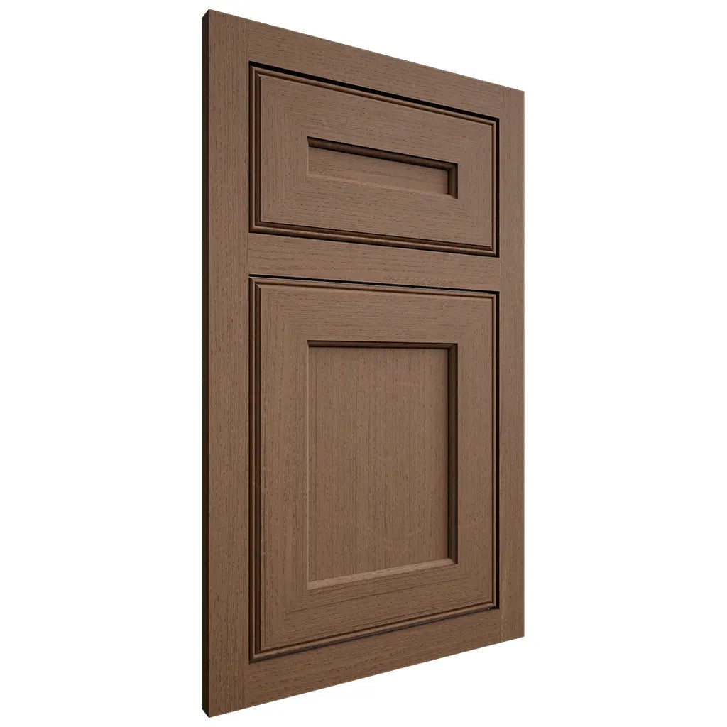 Shiloh Cabinetry Flush Inset Essex White Oak Quarter Sawn Autumn Door