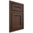 Shiloh Cabinetry Flush Inset Essex White Oak Quarter Sawn Braun Door