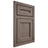 Shiloh Cabinetry Flush Inset Essex White Oak Quarter Sawn Clay Door