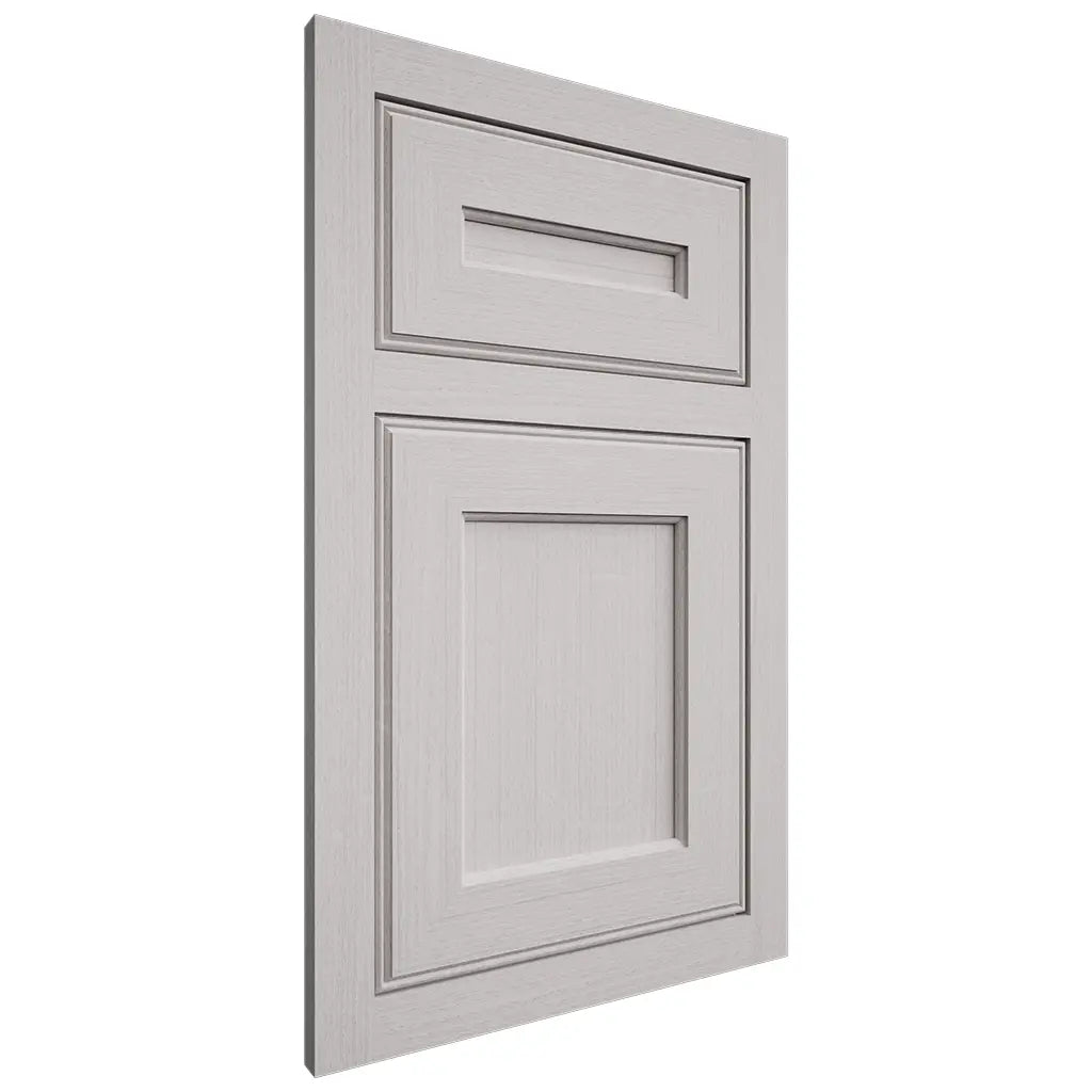 Shiloh Cabinetry Flush Inset Essex White Oak Quarter Sawn Cotton Door