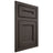 Shiloh Cabinetry Flush Inset Essex White Oak Quarter Sawn Creekside Door