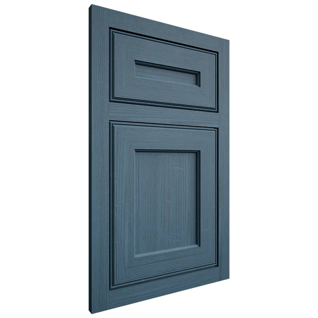 Shiloh Cabinetry Flush Inset Essex White Oak Quarter Sawn Hudson Door