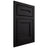 Shiloh Cabinetry Flush Inset Essex White Oak Quarter Sawn Ink Door