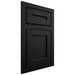 Shiloh Cabinetry Flush Inset Essex White Oak Quarter Sawn Ink Door