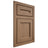 Shiloh Cabinetry Flush Inset Essex White Oak Quarter Sawn Medium Door