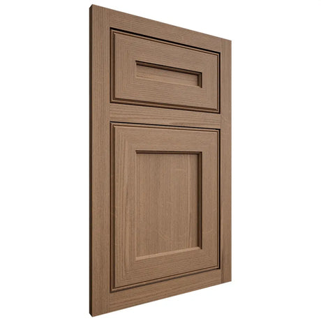 Shiloh Cabinetry Flush Inset Essex White Oak Quarter Sawn Medium Door