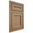 Shiloh Cabinetry Flush Inset Essex White Oak Quarter Sawn Natural Door