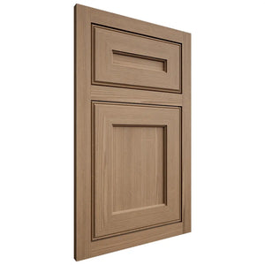 Shiloh Cabinetry Flush Inset Essex White Oak Quarter Sawn Natural Door