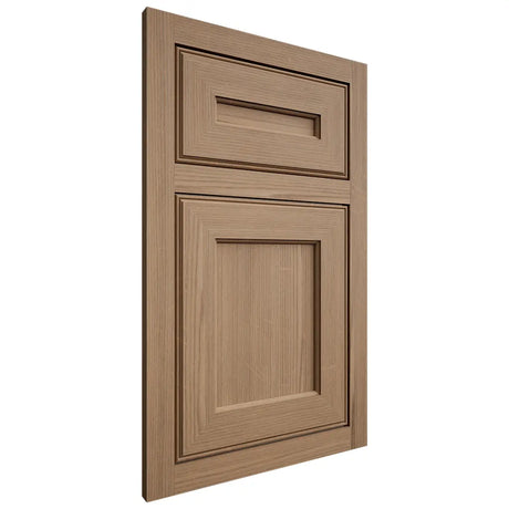 Shiloh Cabinetry Flush Inset Essex White Oak Quarter Sawn Natural Door