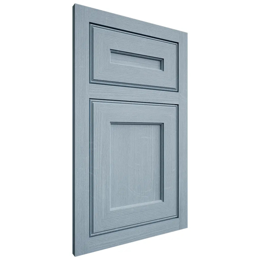 Shiloh Cabinetry Flush Inset Essex White Oak Quarter Sawn Sky Door