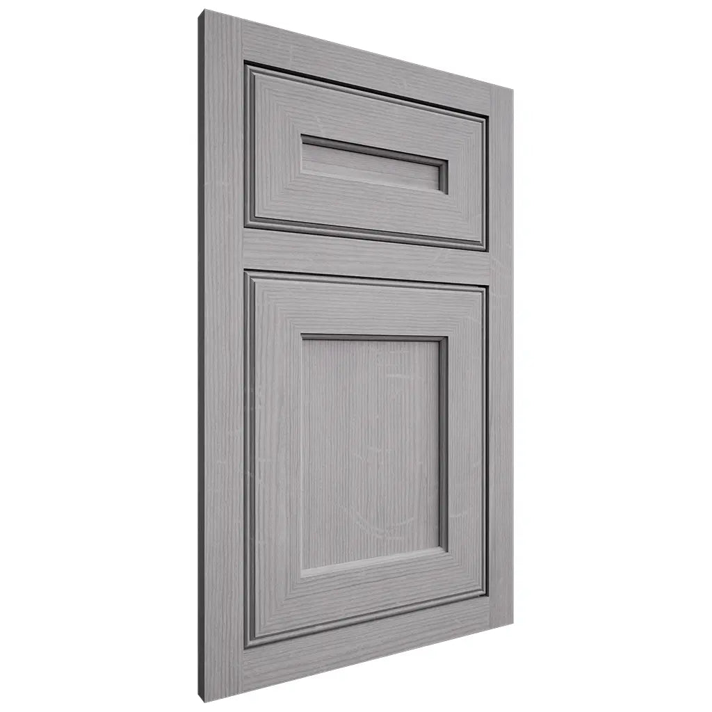 Shiloh Cabinetry Flush Inset Essex White Oak Quarter Sawn Stratus Door