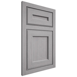 Shiloh Cabinetry Flush Inset Essex White Oak Quarter Sawn Stratus Door